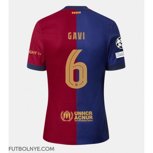 Camiseta Barcelona Paez Gavi #6 Primera Equipación 2024-25 manga corta